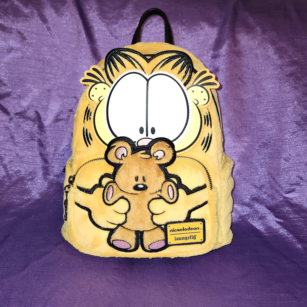 EUC Nickodeon Loungrfly MINI Backpack GARFIELD - Picture 2 of 13